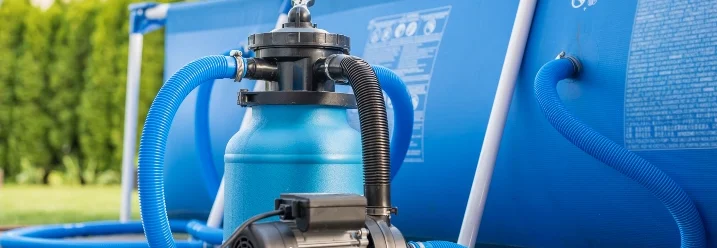 Poolpumpe mit Filter